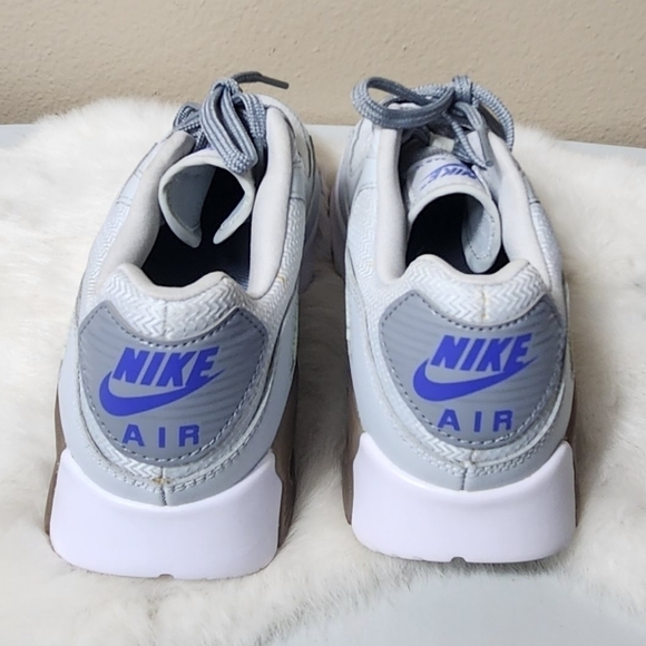 Nike Air Max 90 Ultra Essential Pure Platinum Stealth Sneaker-Size 7.5 - Picture 6 of 9